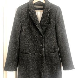 Zara grey winter coat size small